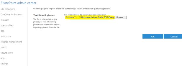 Browse and Select the file